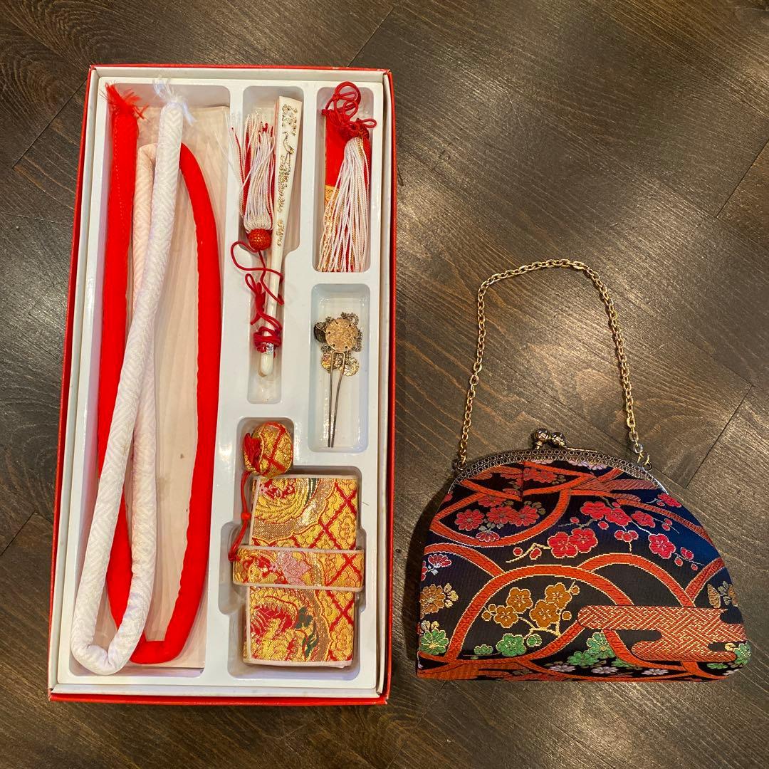 アンティーク 七五三 三歳〜五歳 約100サイズ 桃色 四君子紋