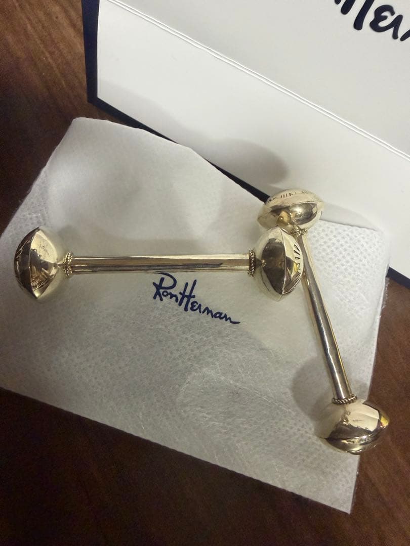 Ron Herman ダンベル型ラトル　ガラガラ　ロンハーマン　出産祝い