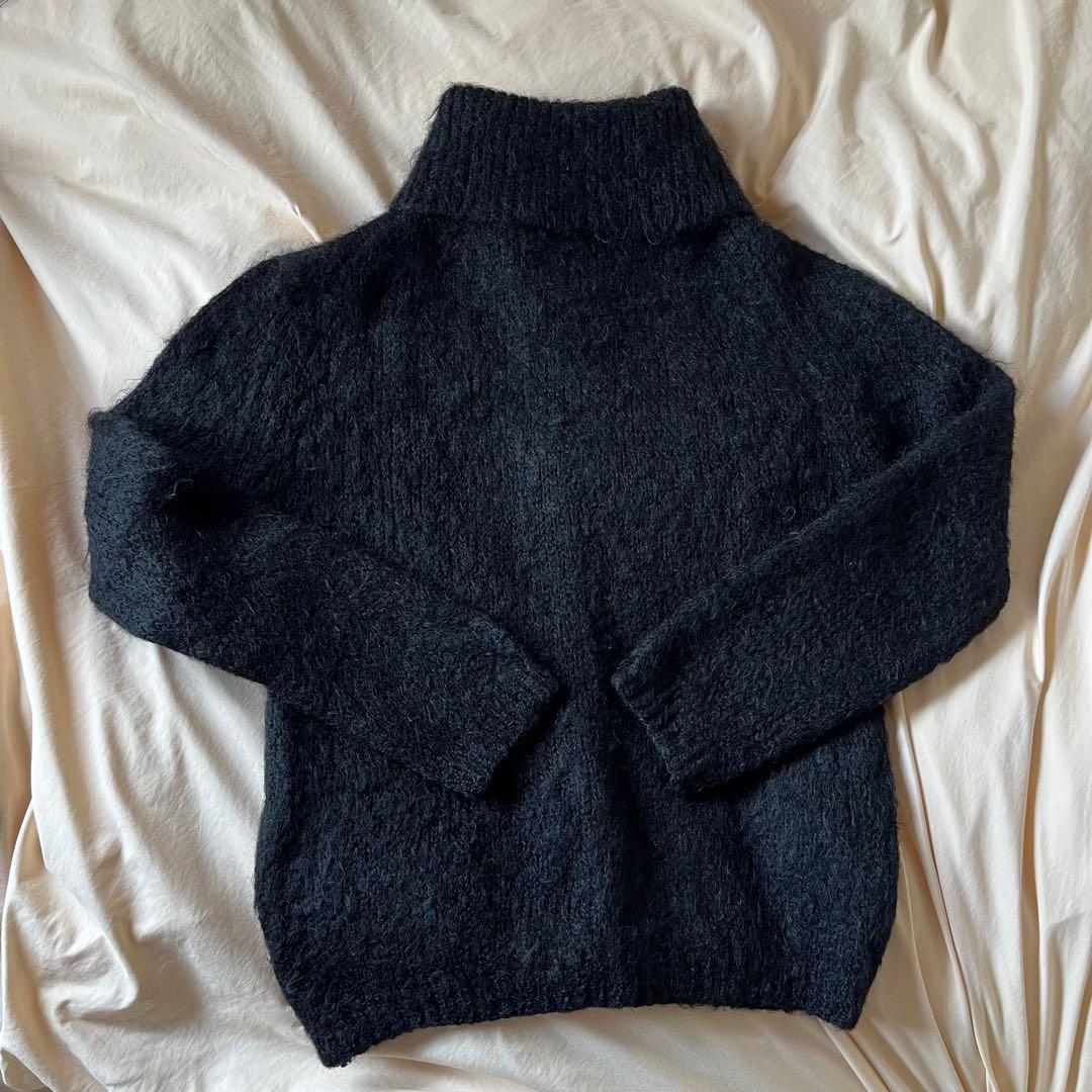 A*”様 美品　50s 60s モヘアカーディガン　ブラック　mohair カー