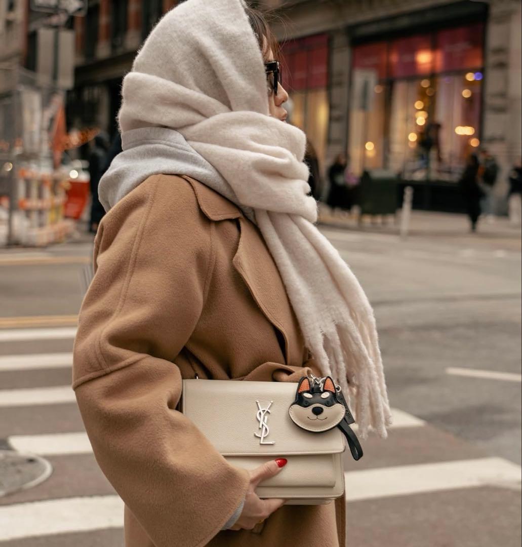 【新品】SHIBA&Co. 柴犬 高級 レザー バッグチャーム エアタグ対応