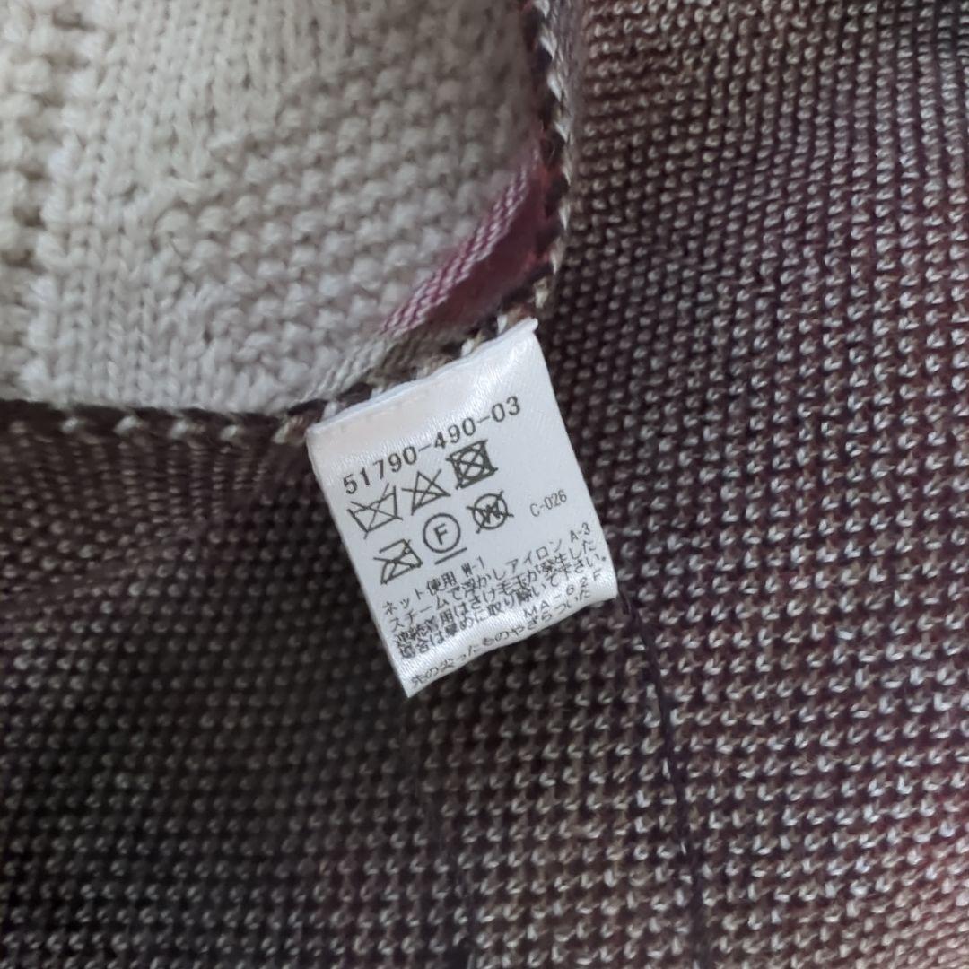 新品未使用！BLACK LABEL チェック柄 ケーブル編み マフラー最終価格！