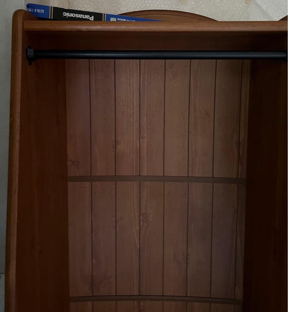 木製クローゼット 引き出し付き