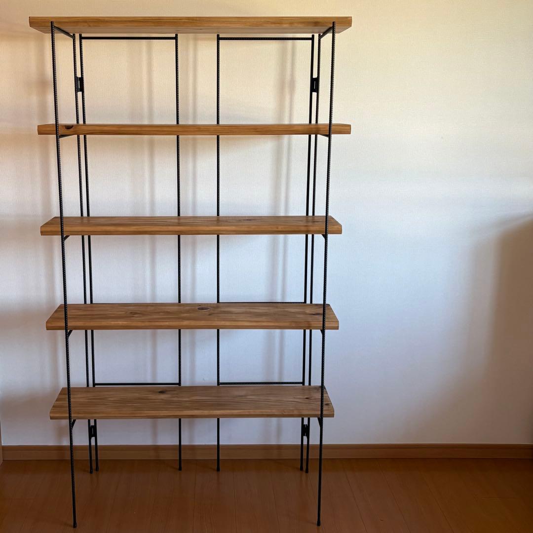 H1700 折り畳みラック　店舗什器　什器　オープンシェルフ　アイアンシェルフ