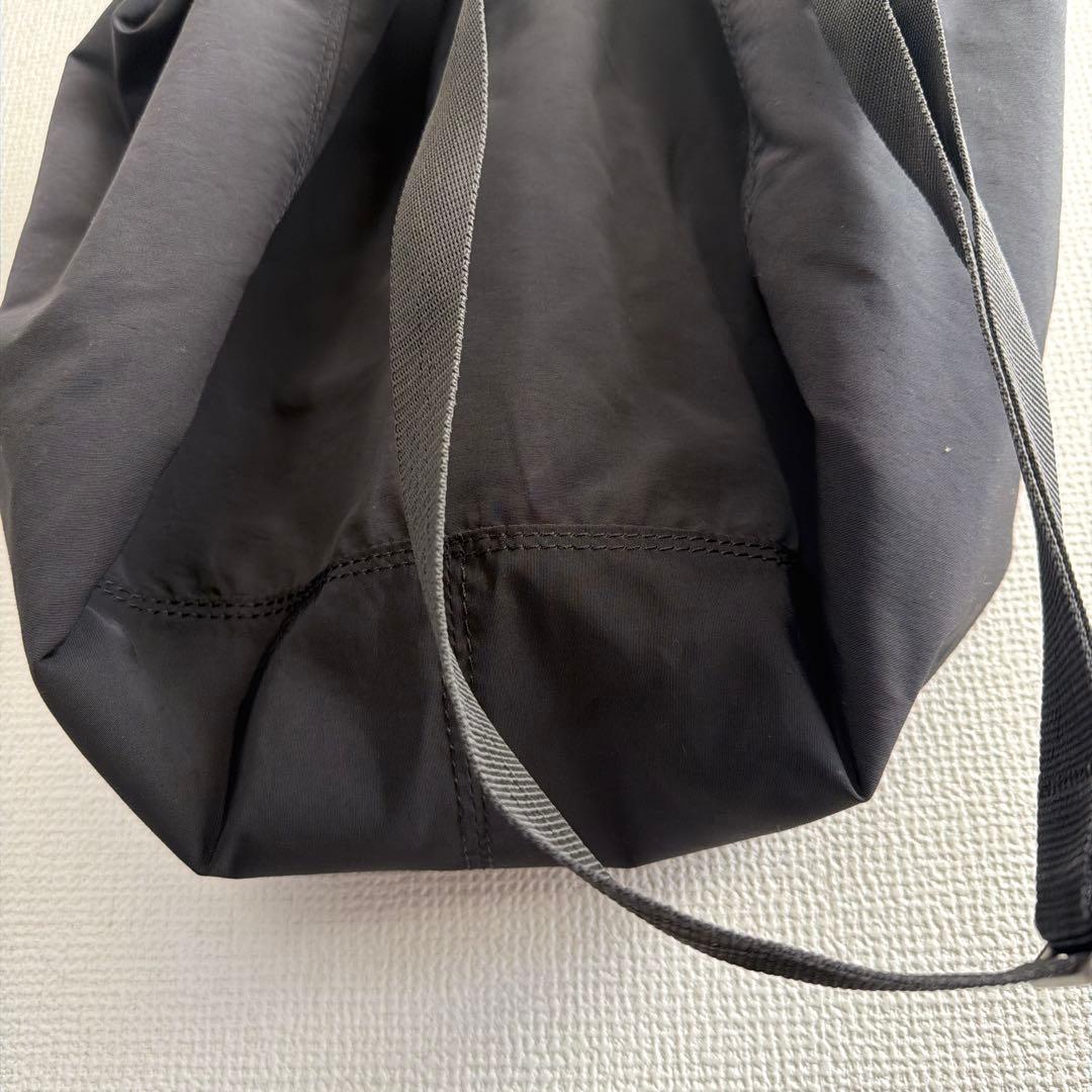 【完売・タグ付】コムデギャルソンオム 綿ナイロングログラン 2WAYバッグ 黒