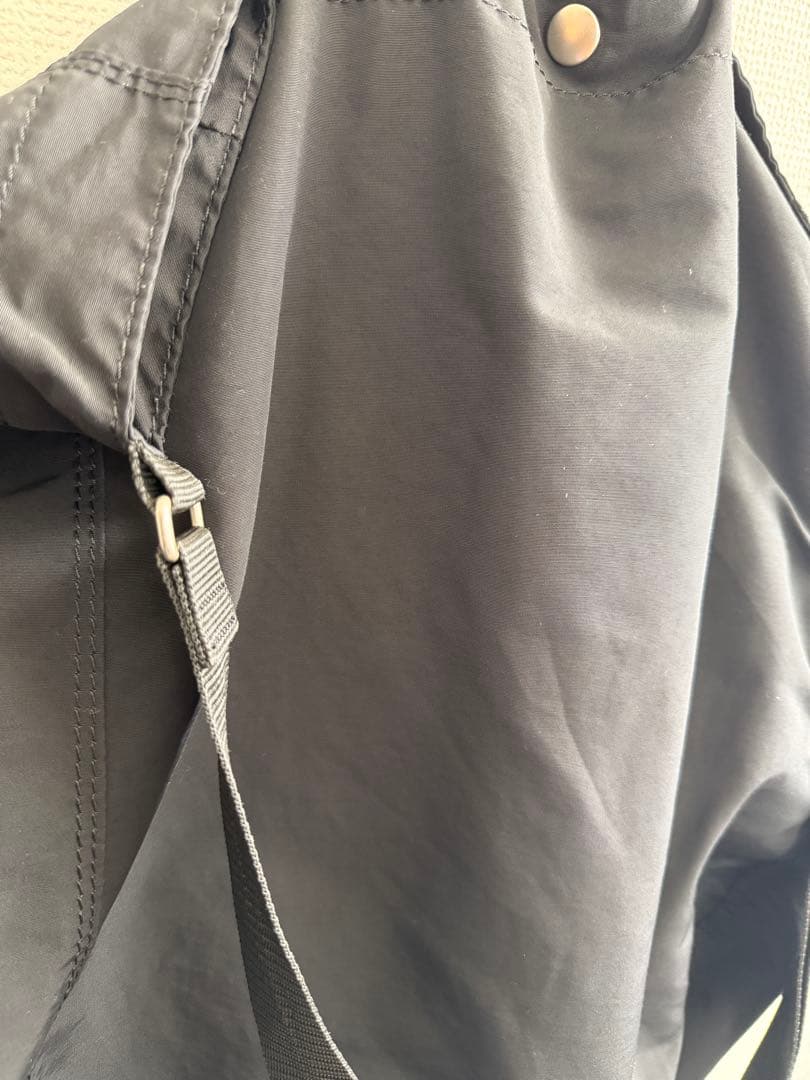 【完売・タグ付】コムデギャルソンオム 綿ナイロングログラン 2WAYバッグ 黒