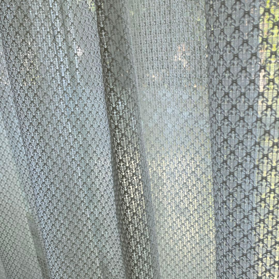 半額以下◆美品◆レースカーテン横幅180×長さ110cmの窓に 2セット防寒