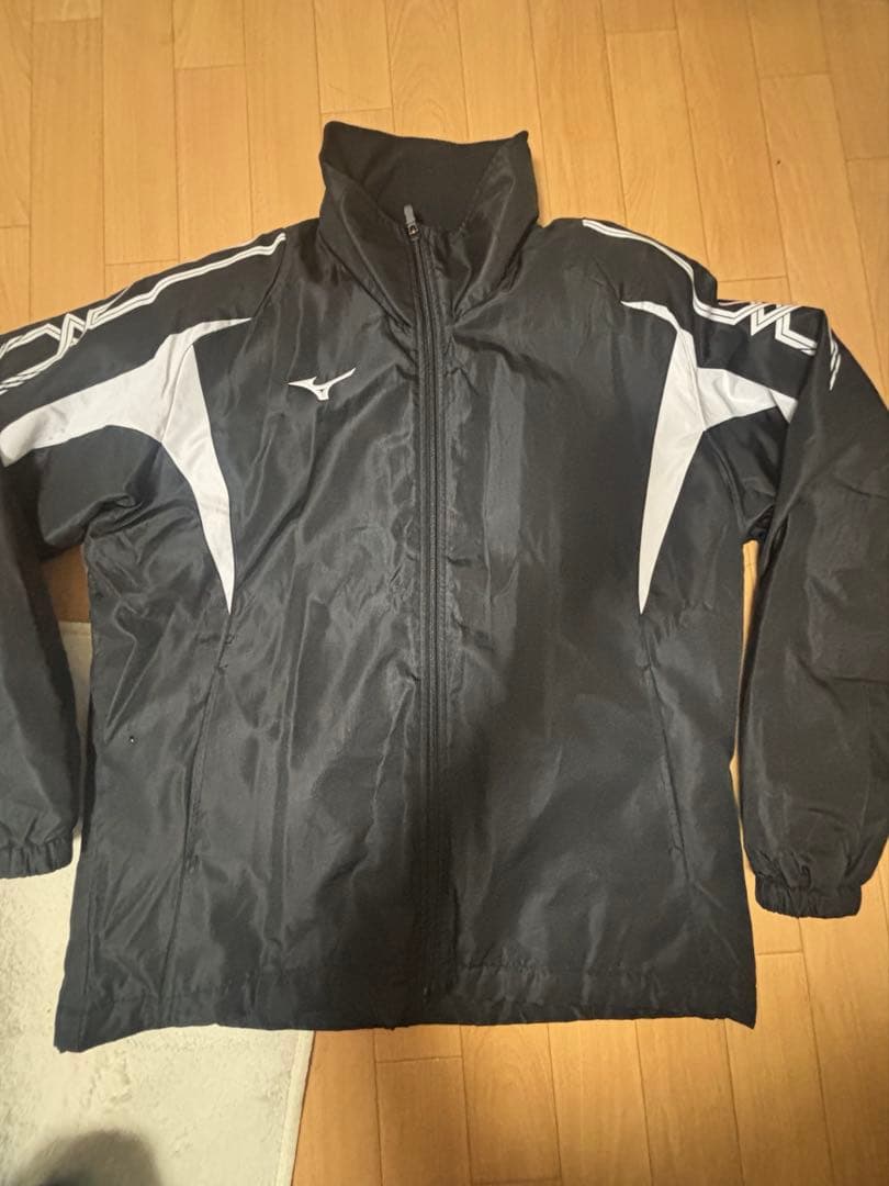 Mizuno XL ブラック中綿入り ジャケット・パンツセット