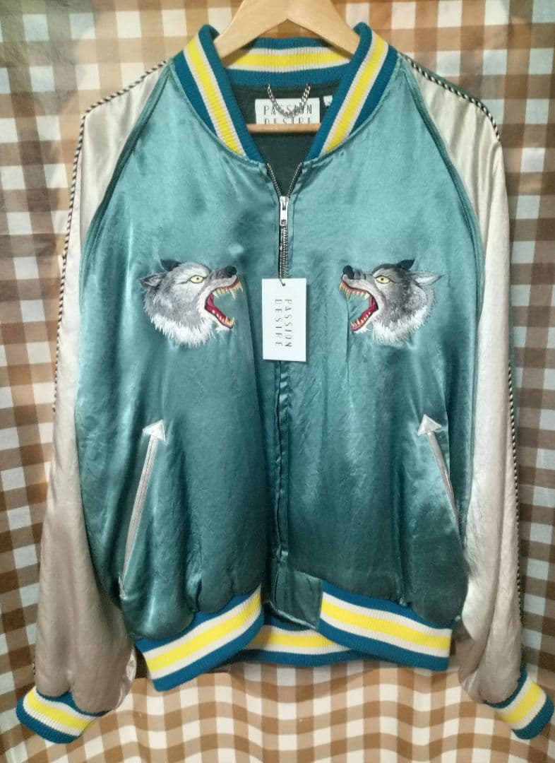 コンダクター WOLF EMBROIDERED SOURVENIR JKT