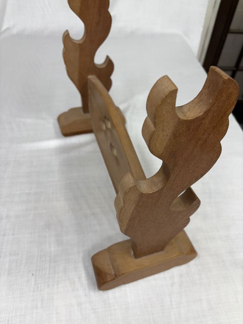 刀掛け　3本掛け　刀置き　武具