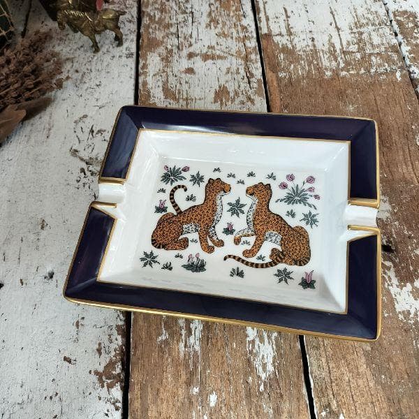 フランス HERMES エルメス レオパード アッシュトレイ ヴィドポッシュ