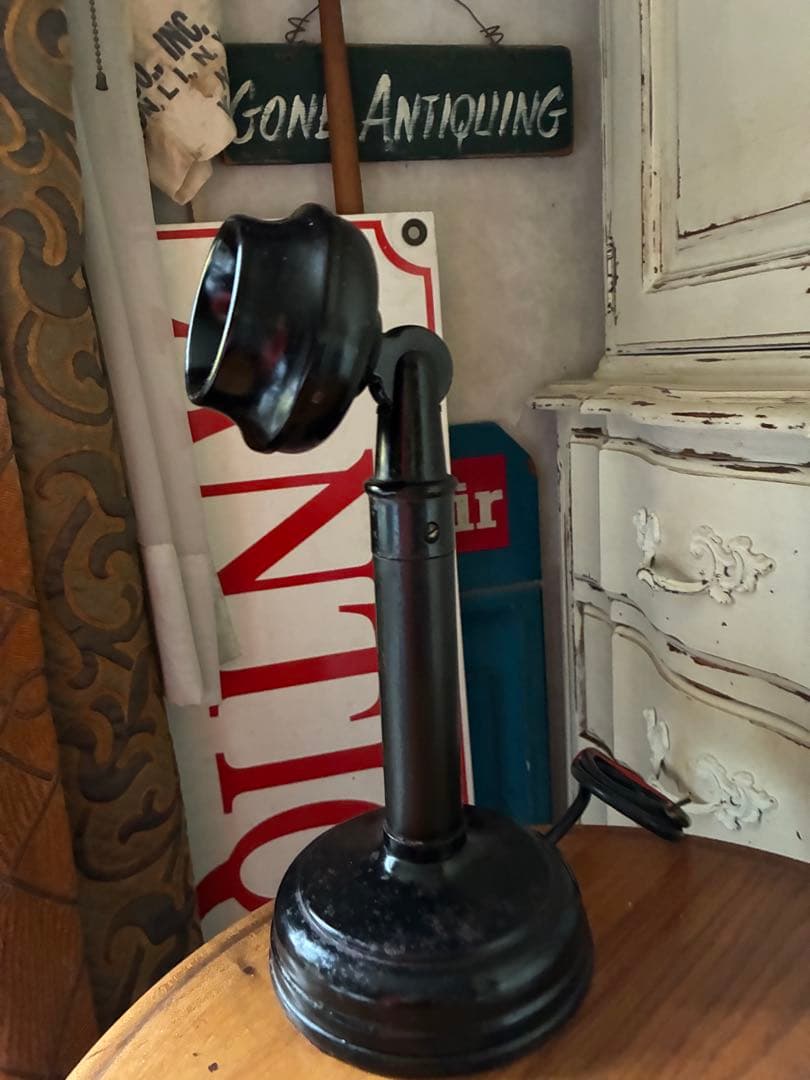 アンティーク　電話機　TELEPHONE 1908年　アメリカ