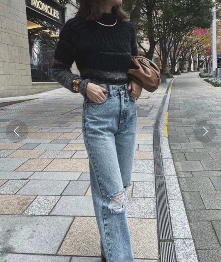 AMERI CRASH SLIM STRAIGHT DENIM 26インチ