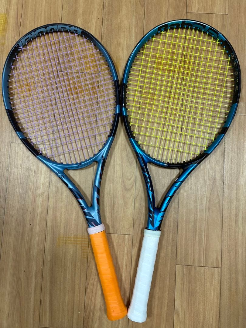 Babolat PURE DRIVE テニスラケット 2本セット G2 ブルー