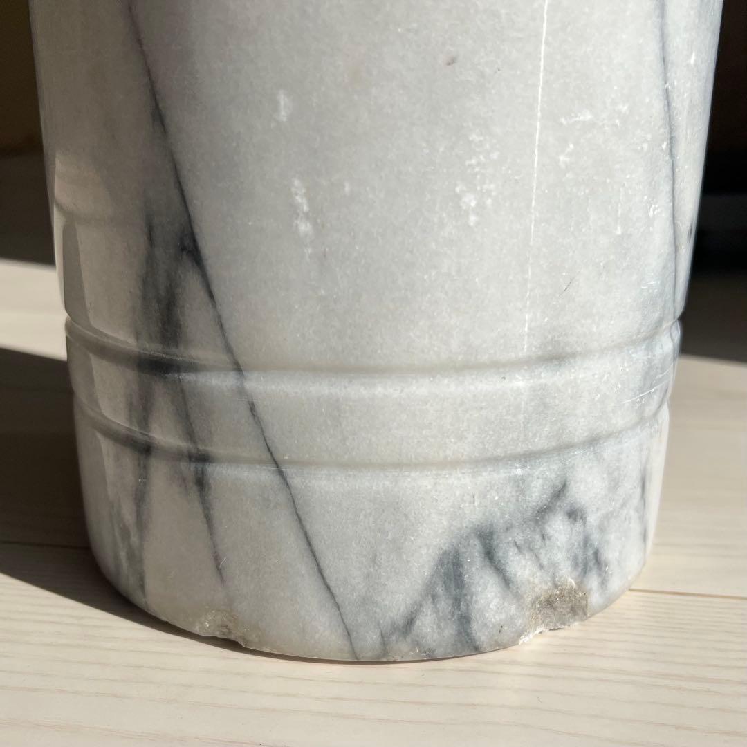 イタリア製　大理石　ヴィンテージ　傘立て　マーブルアンブレラスタンド