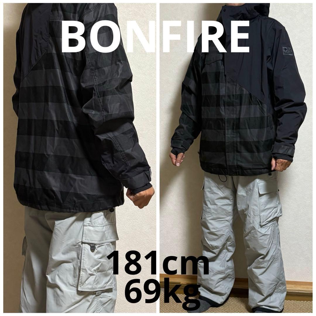 ♦︎良品♦︎BONFIREボンファイア　スノボウェア　スキーウェア　メンズ　XL相当