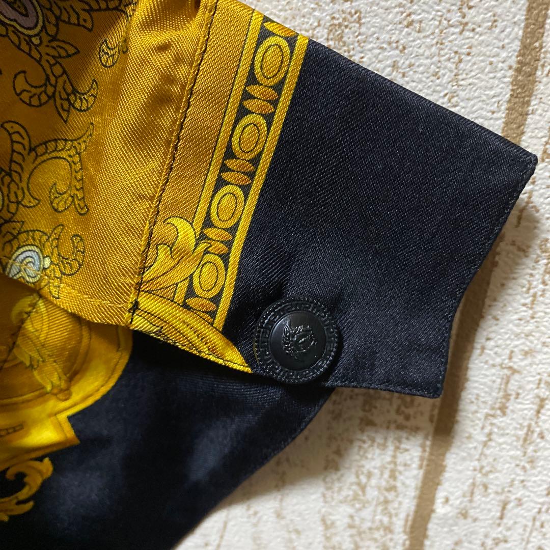 GIANNI VERSACE バロックシャツ シルク100% イタリア製 派手柄