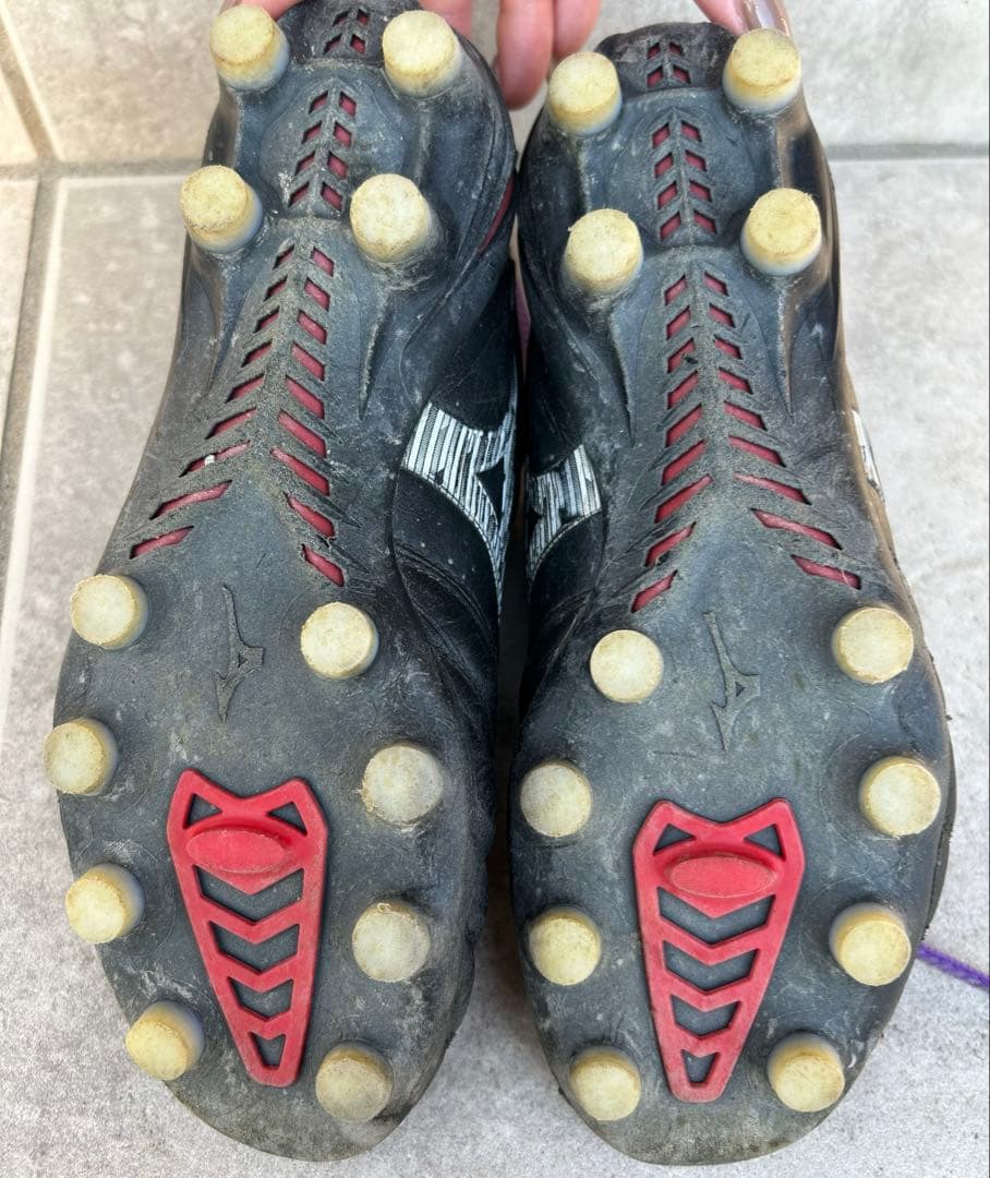 MIZUNO モレリアNEO4 スパイク 黒 22cm シューズ袋付き