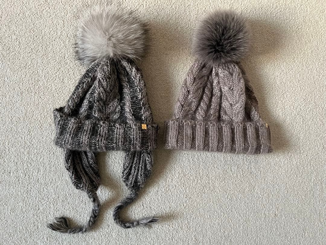 日本製　CA4LA 子ども　キッズ　大人　親子　リンクコーデ　ニット帽