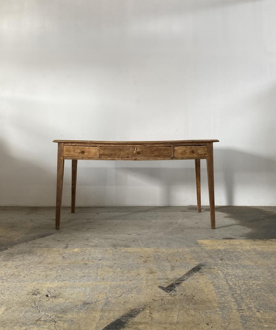 フランス アンティーク 3dr oak Table テーブル