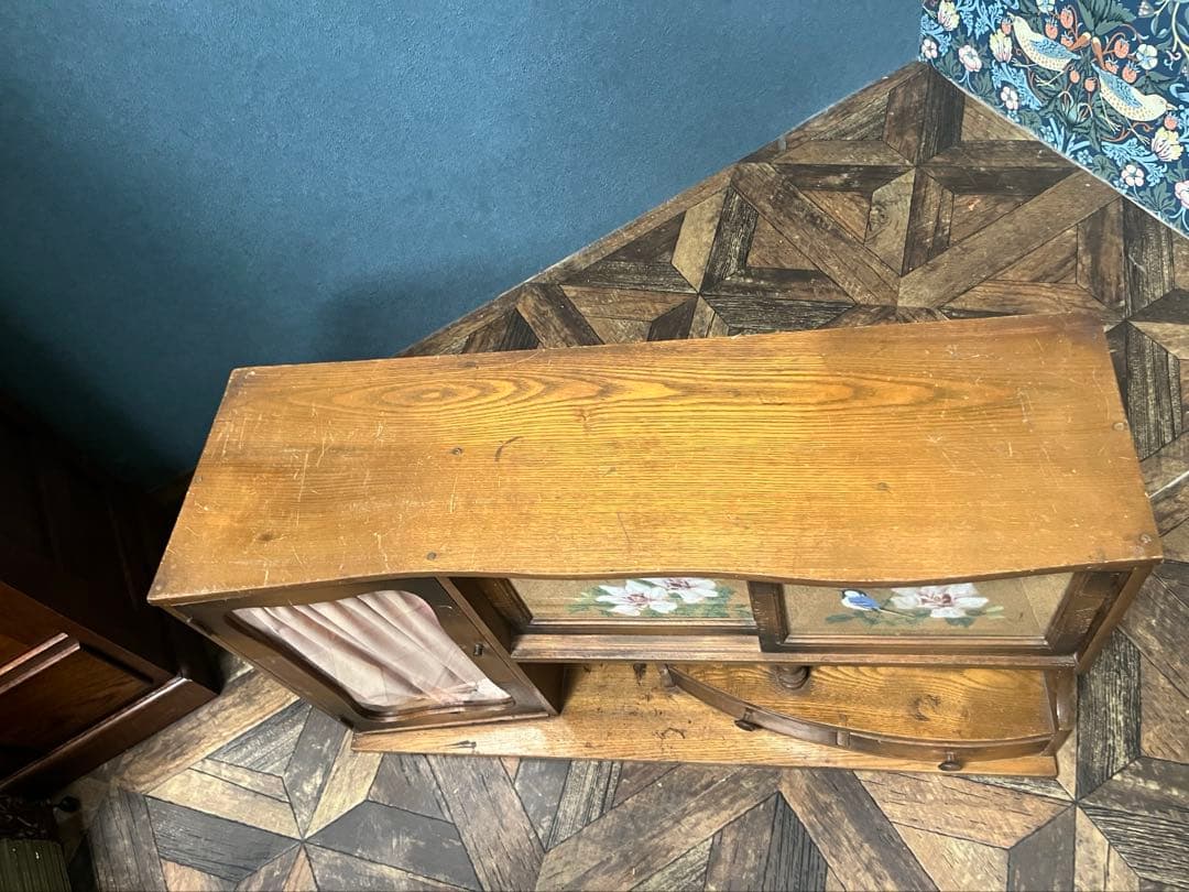 戸棚 昭和レトロ 当時物 インテリア 茶箪笥