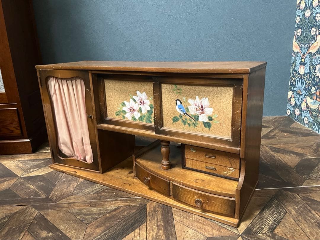 戸棚 昭和レトロ 当時物 インテリア 茶箪笥