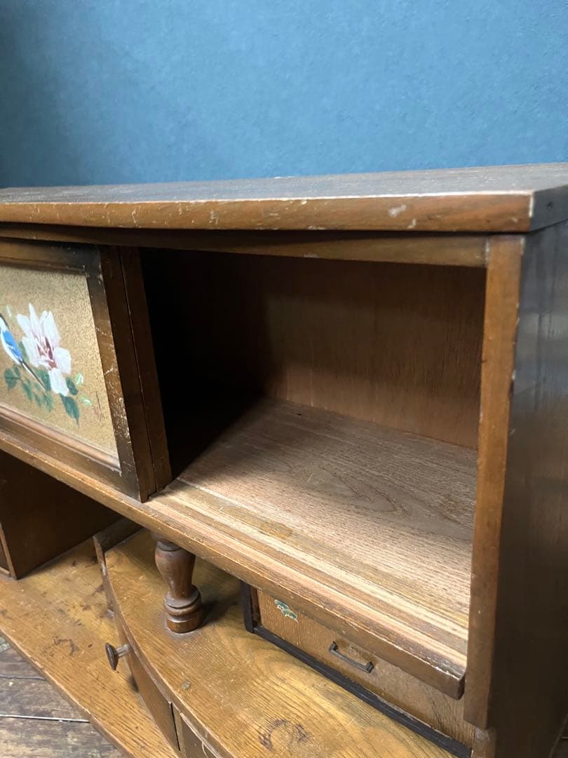 戸棚 昭和レトロ 当時物 インテリア 茶箪笥