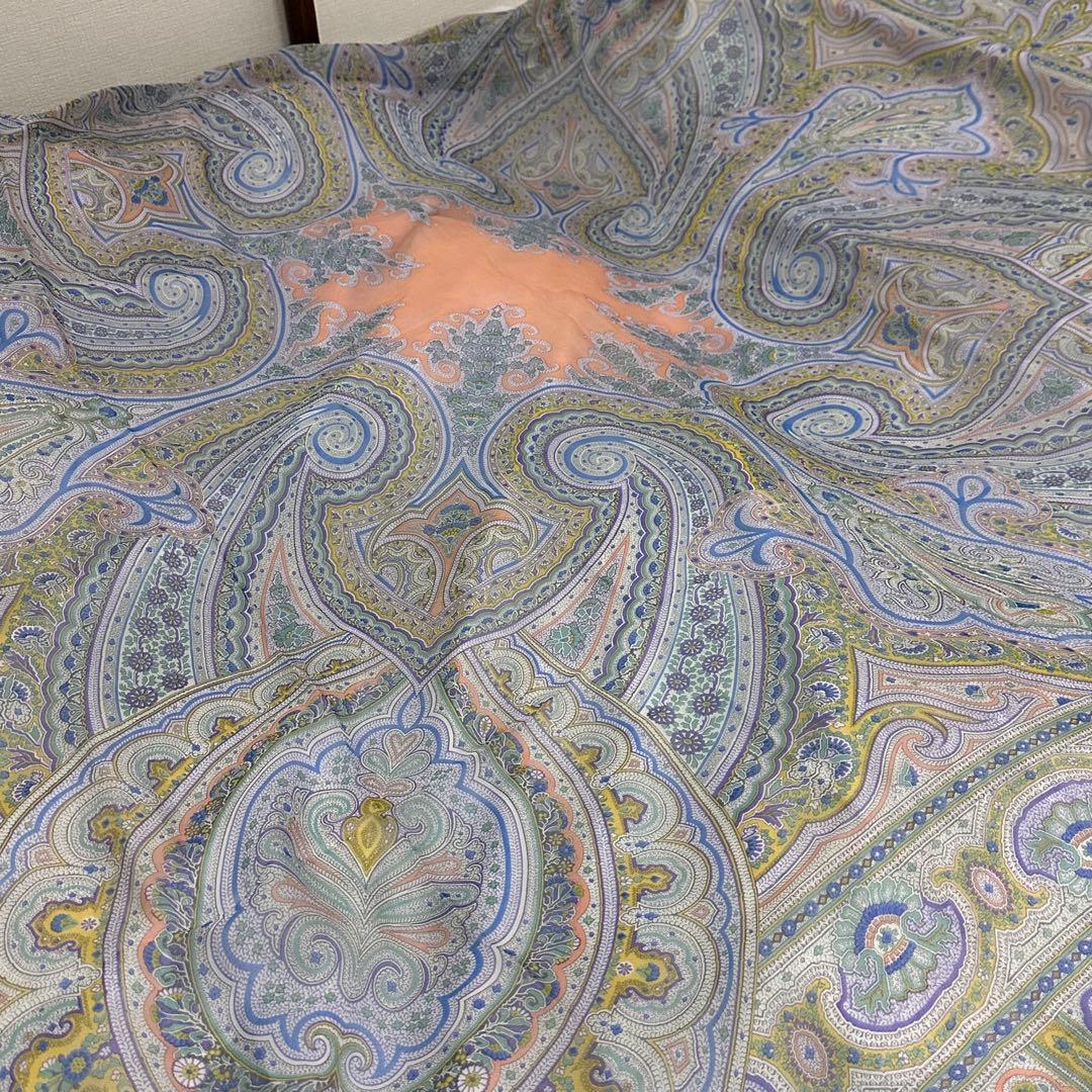 美品☆エトロ☆超大判☆スカーフ☆特大☆ペイズリー☆