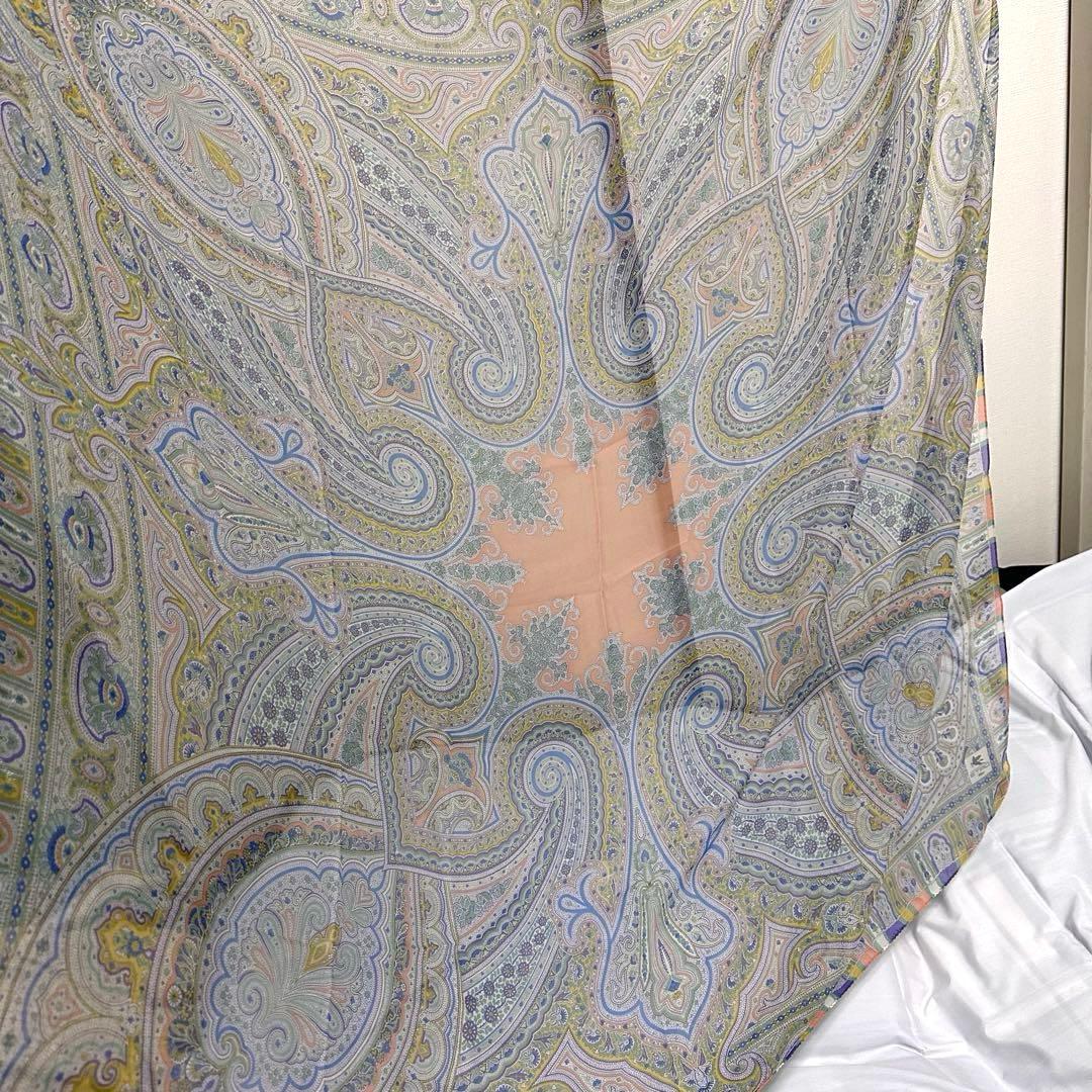 美品☆エトロ☆超大判☆スカーフ☆特大☆ペイズリー☆
