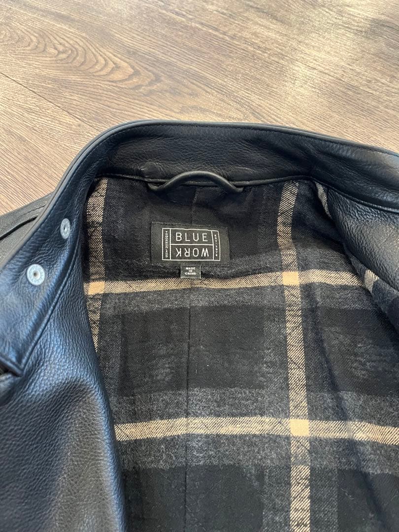 【週末限定★値引き】ライダースジャケット　ブラック　ロンジャン　XS