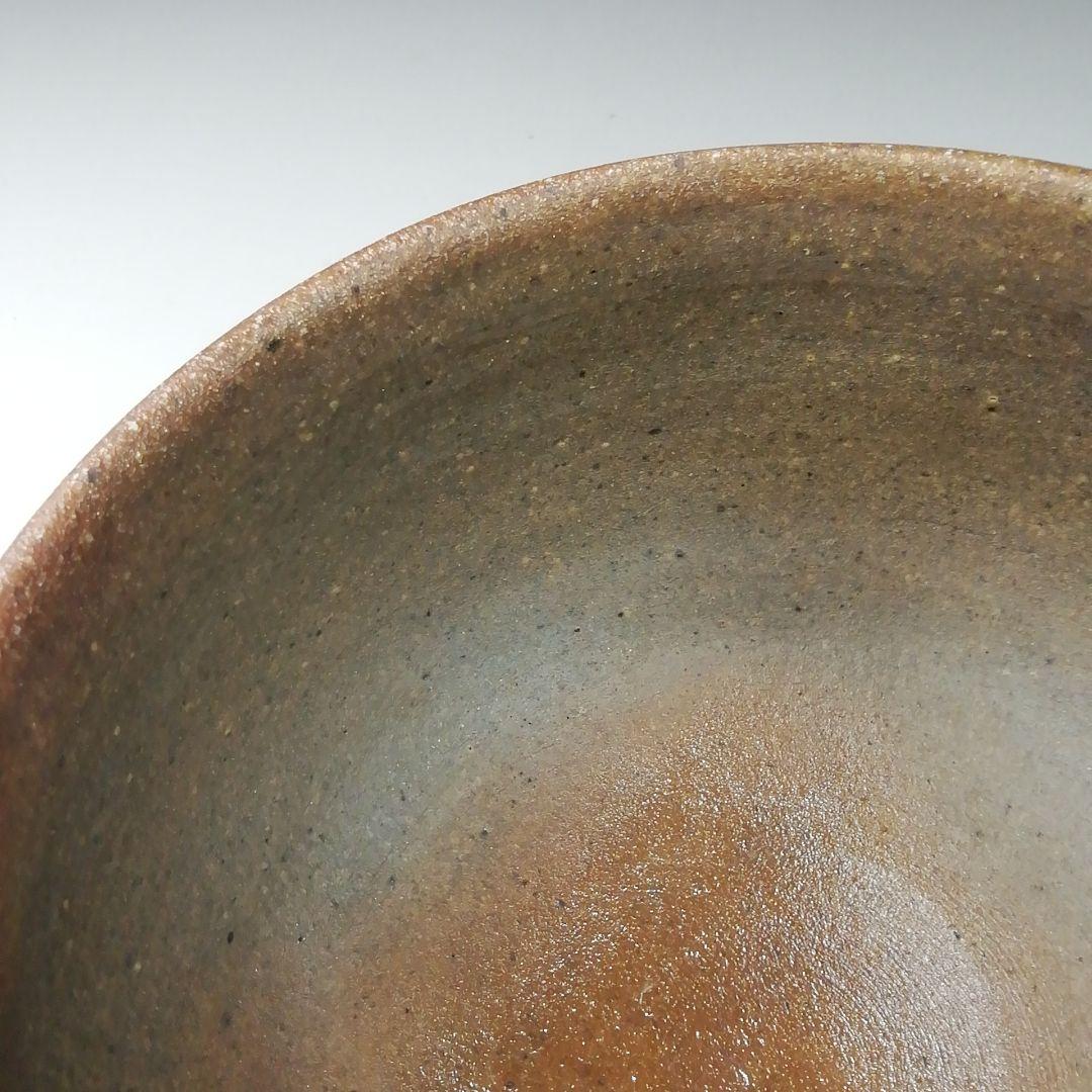 Ｔ１０９　茶碗　『薫染　茶碗』『益子焼』『箕輪靖夫』　共箱　抹茶碗　茶道具