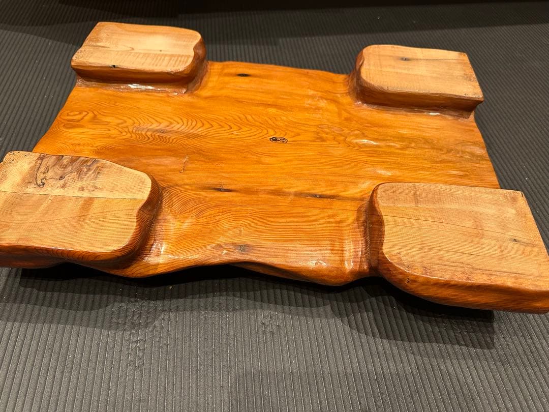 屋久杉 敷台 花台 骨董台 飾り台 一枚板 和室　希少