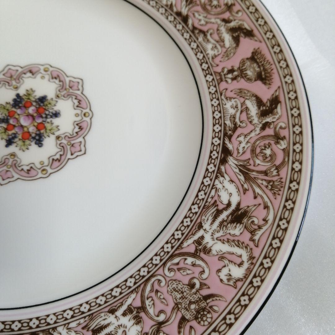 希少/未使用 ウェッジウッド 20.5cmプレート1枚 フロレンティーン/ピンク