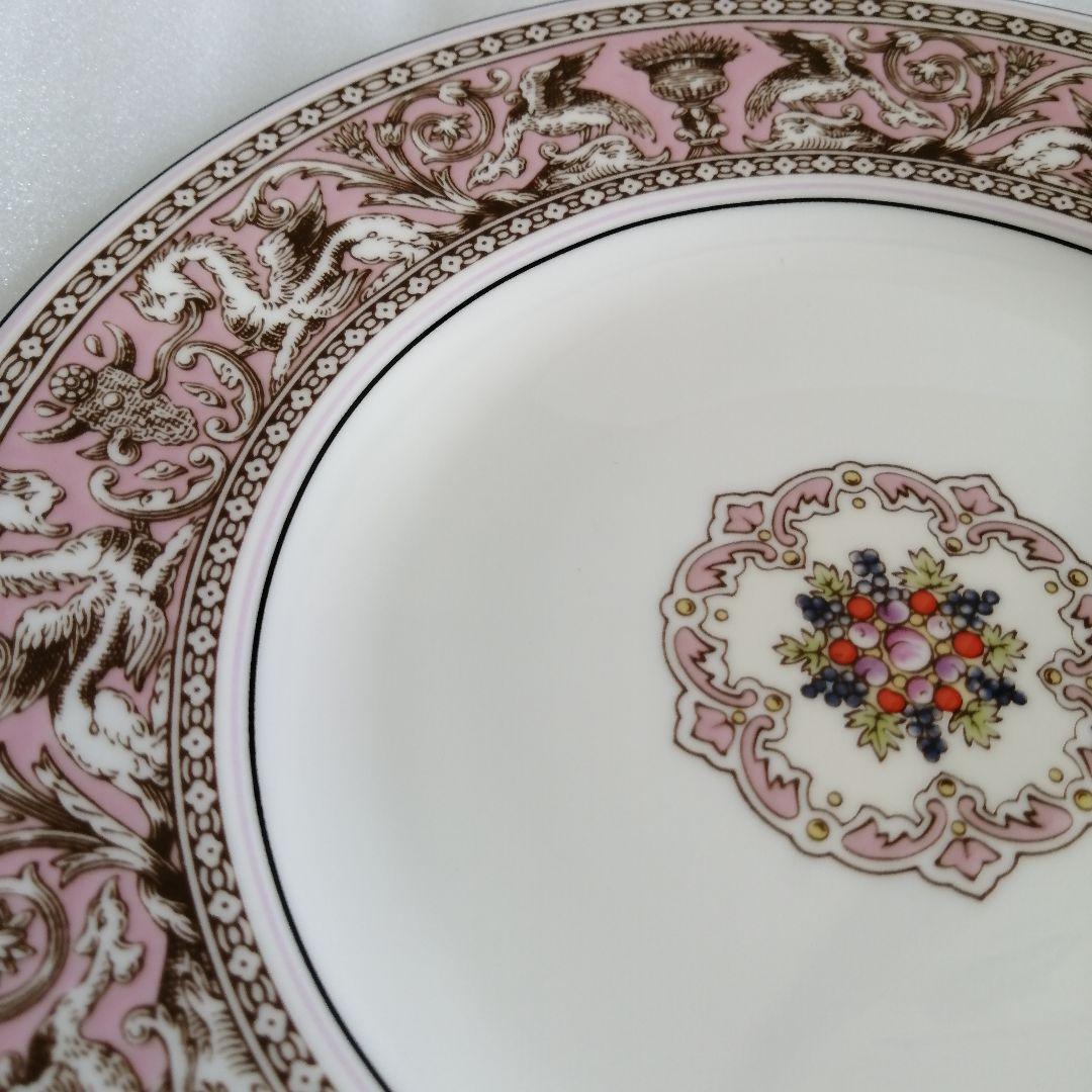 希少/未使用 ウェッジウッド 20.5cmプレート1枚 フロレンティーン/ピンク