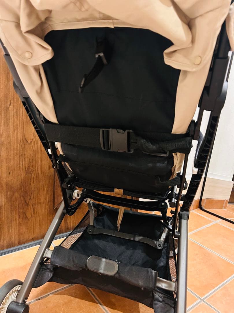 サイベックスリベル2024 アーモンドベージュ レインカバー付 B型ベビーカー