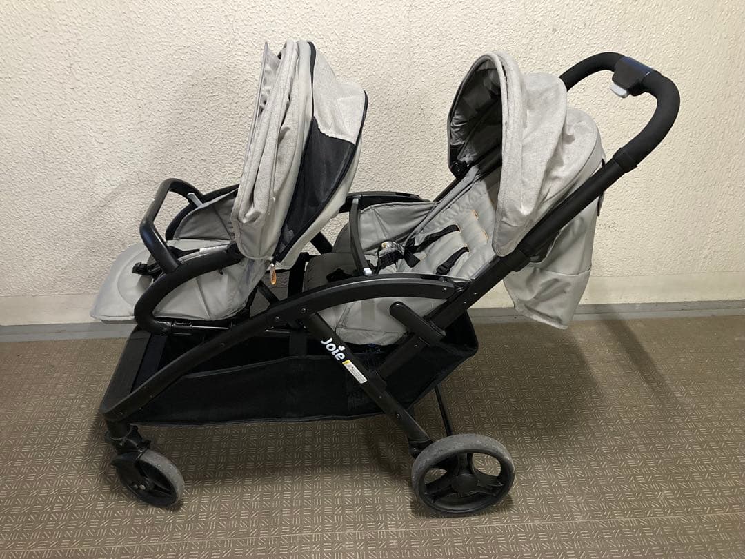 Joie ダブルベビーカー グレー/ブラック