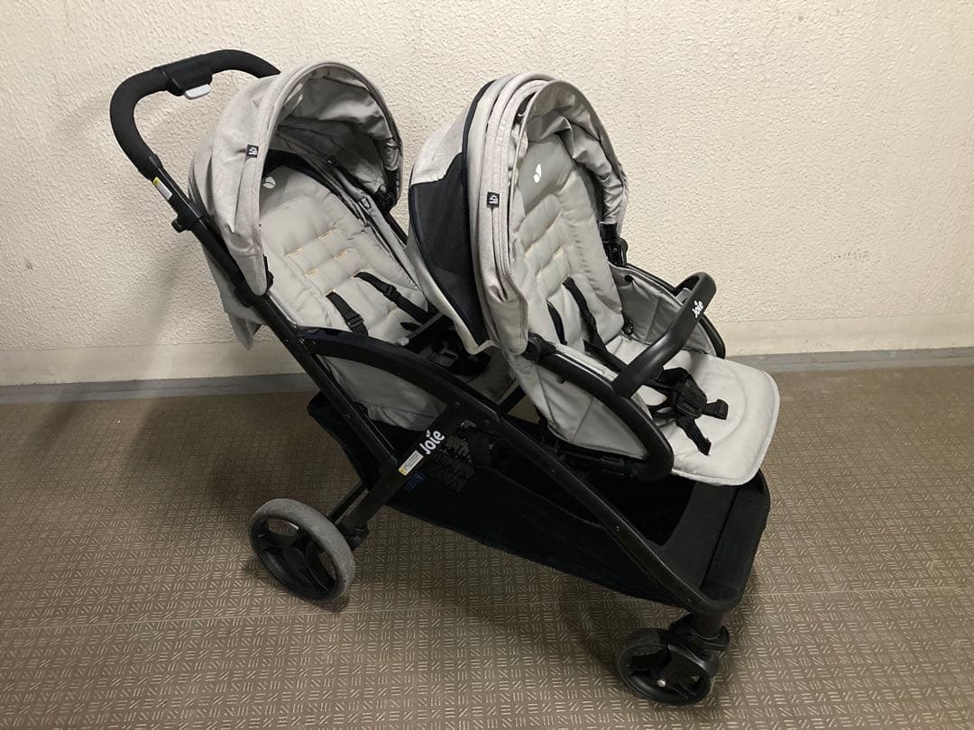 Joie ダブルベビーカー グレー/ブラック