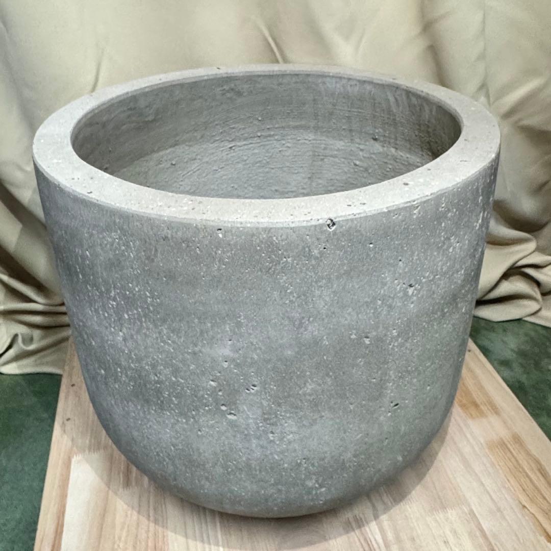 無印良品 セメント鉢 プランター 13号 観葉植物 プランターカバー