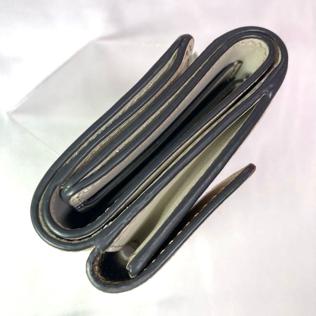 アニヤハインドマーチ アイズ eyes シルバー 三つ折り財布 ミニウォレット