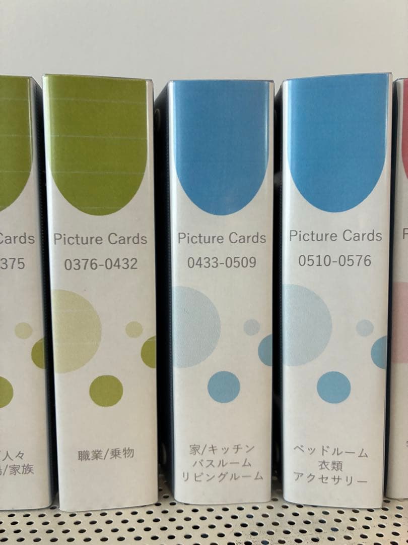 英会話ペッピーキッズクラブのカード収納ケースセット