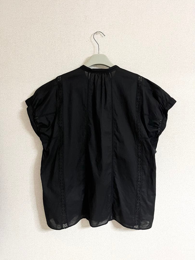 Spick & Span スピックアンドスパン ケミカルレースフレンチブラウス