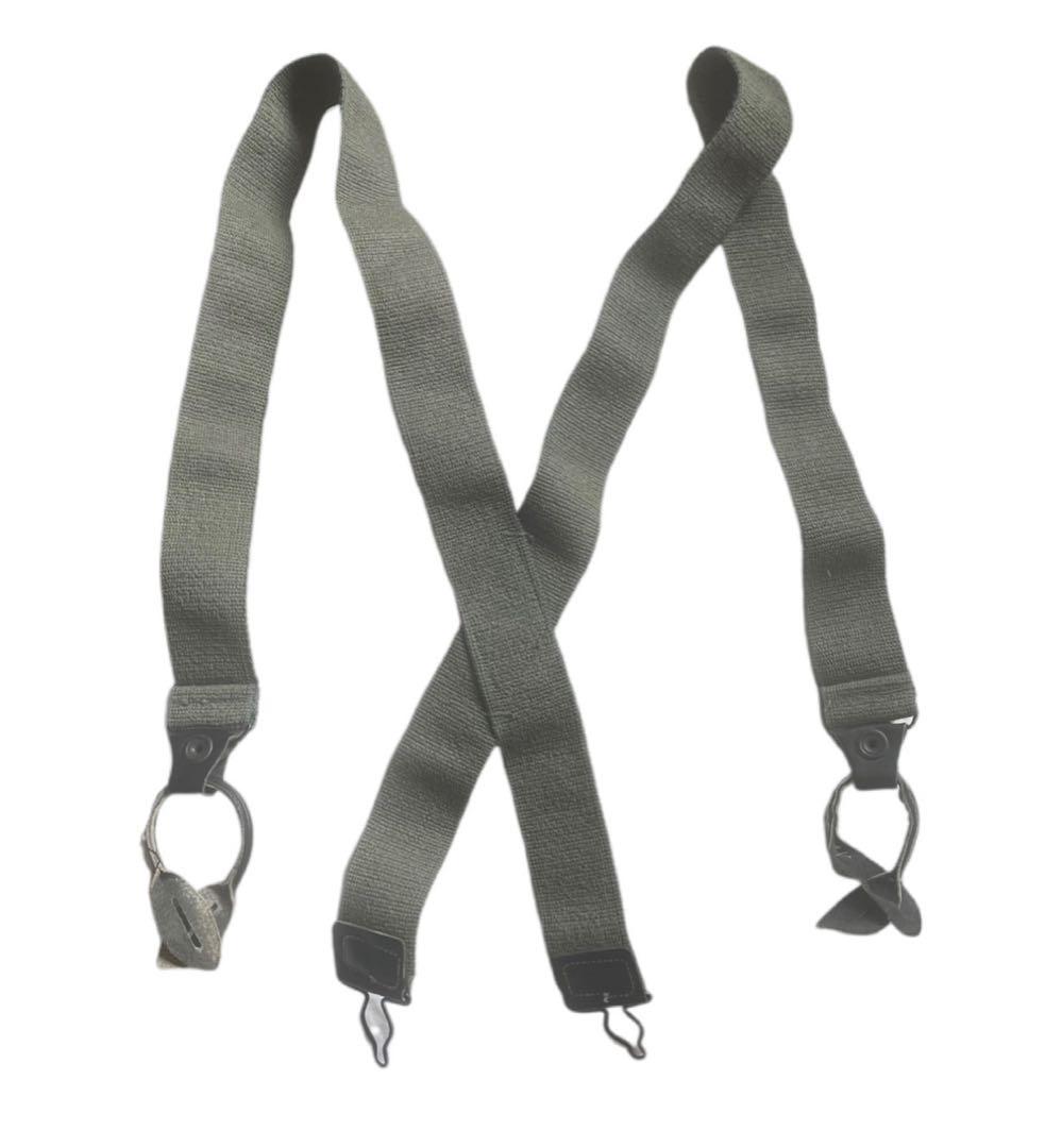 米軍空軍本物防寒用F-1Bフライトトラウザースパンツ用サスペンダー希少に