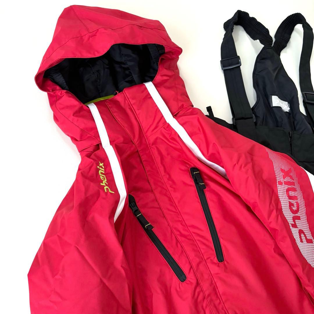 Phenix スキー スノボウェア 上下セット 170 レッド/ブラック