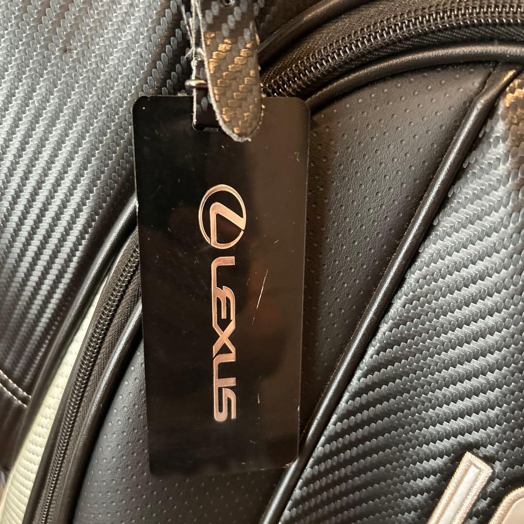 【正規品】LEXUS レクサス　キャディバッグ ブラック　おまけ付き