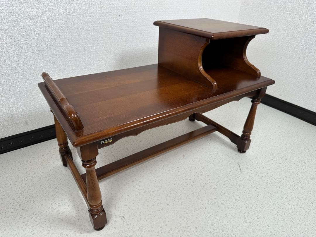 Karimoku カリモク コロニアル テレフォンベンチ 電話台　※i4※