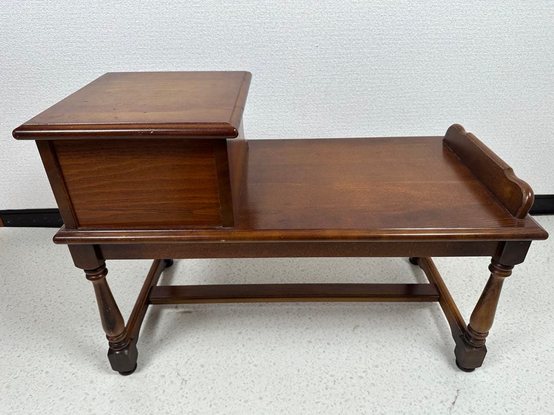 Karimoku カリモク コロニアル テレフォンベンチ 電話台　※i4※