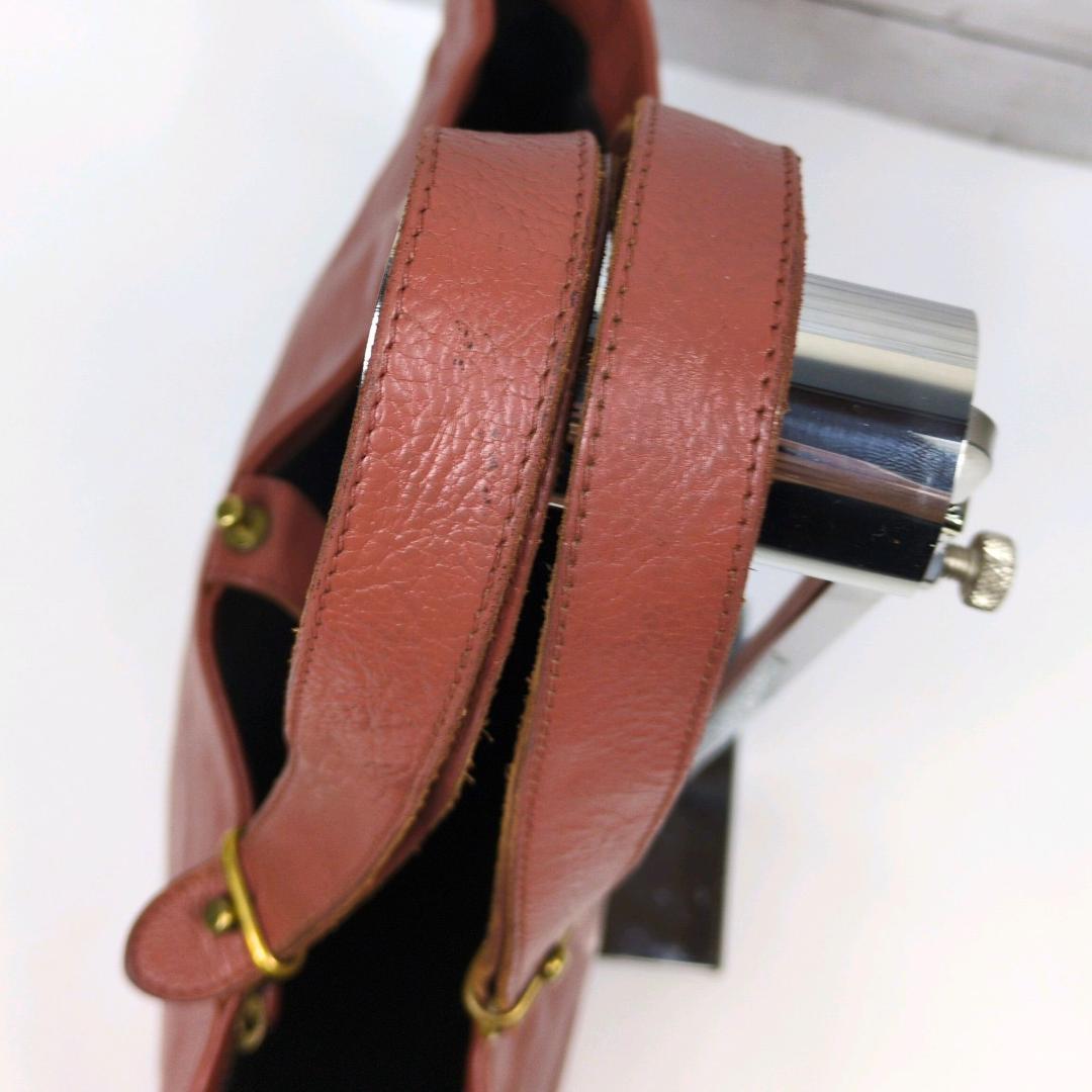 イルビゾンテ ハンドバッグ トートバッグ レザー ブラウン ロゴ型押し