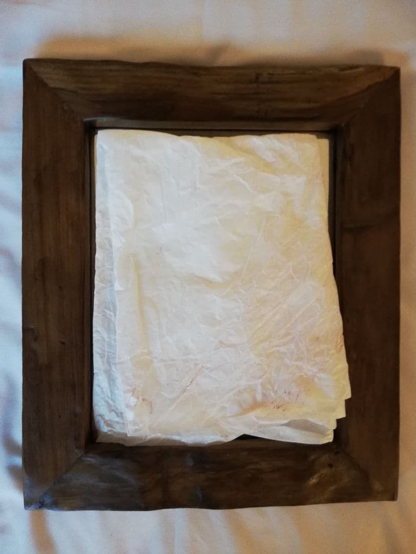 アジアン雑貨　ウッディーミラー　鏡　木材　壁掛け　スタンド木製