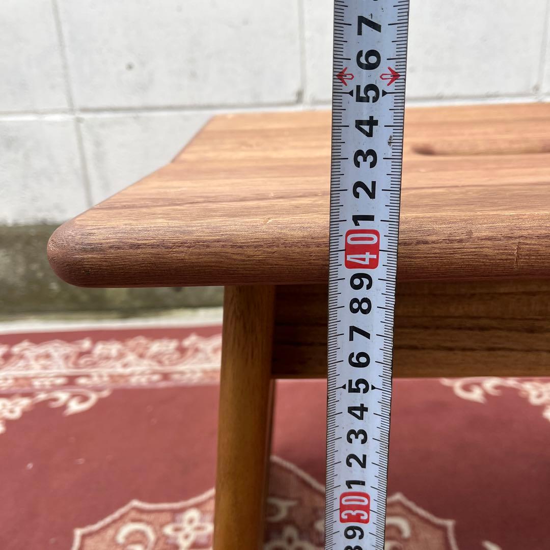 ビンテージ古道具◾️木製無垢材 桐材 角型スツール 椅子 イス