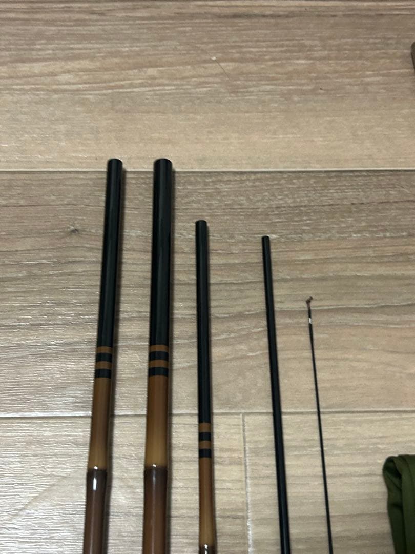 ヘラブナ竿セット　月光15尺　V13.5尺　月影9尺　更沙7尺