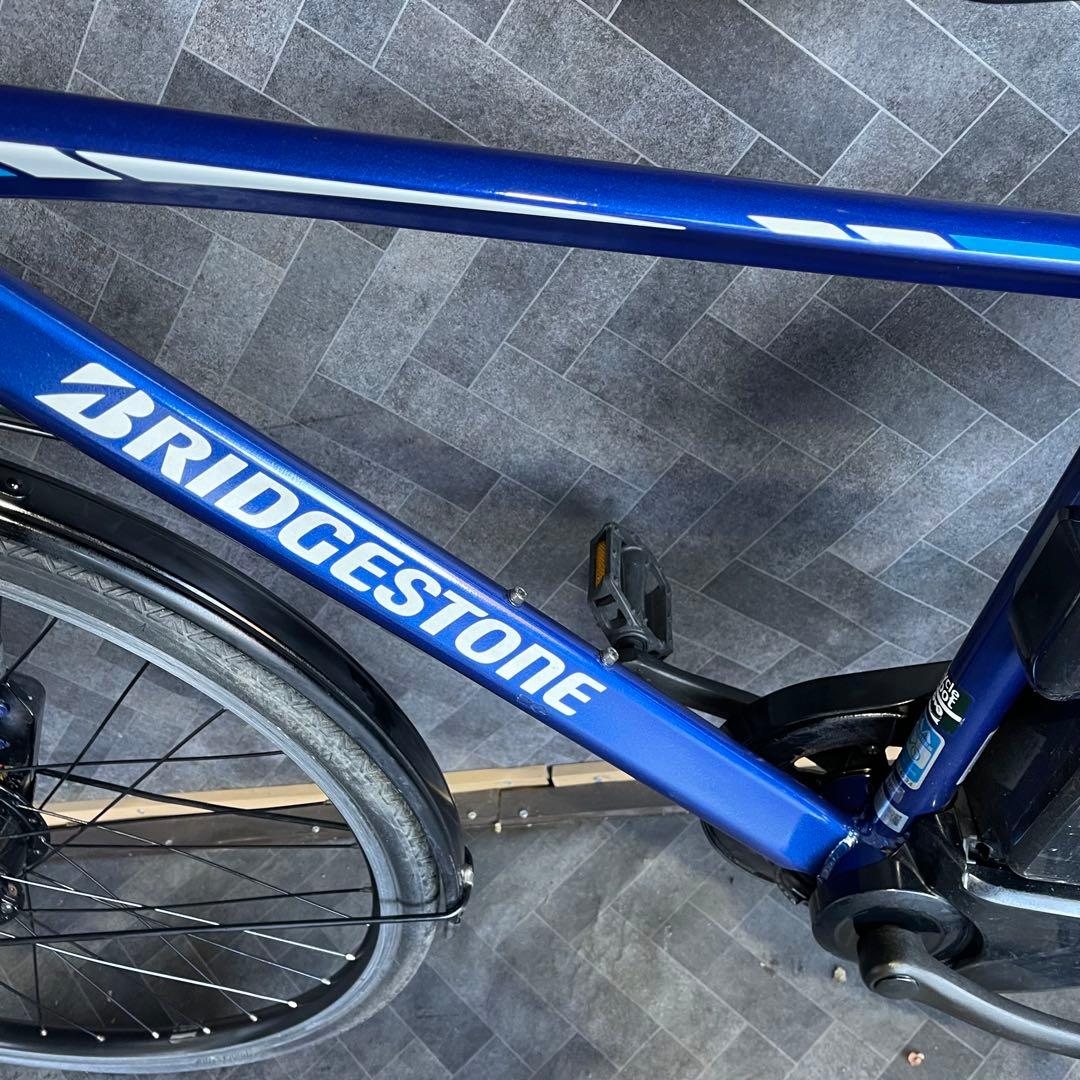 送料無料条件付 BRIDGESTONE 電動アシスト自転車 青バッテリーb200